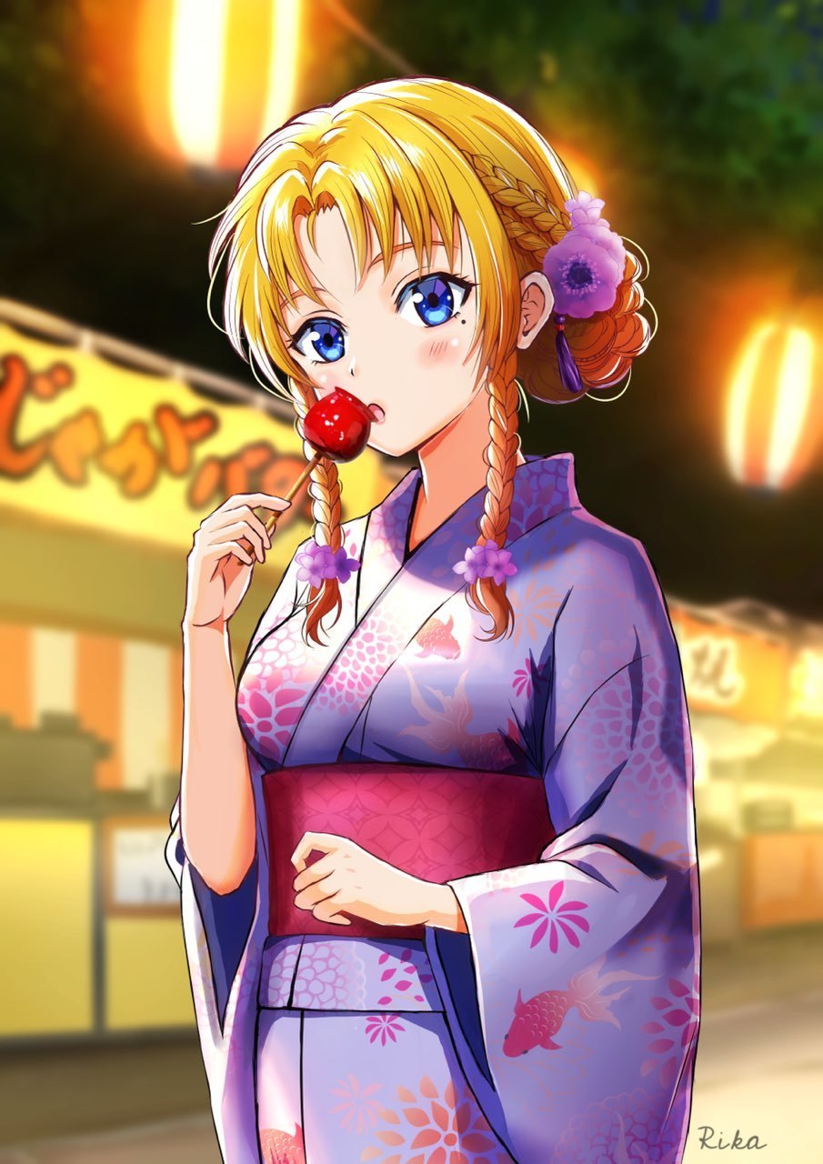 ♪『史上最強の弟子ケンイチ』♪風林寺美羽♪イラストカード♪水着