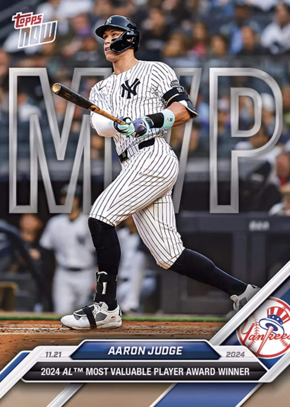2024 AL MVPアーロン・ジャッジのトップカード - Topps Ripped
