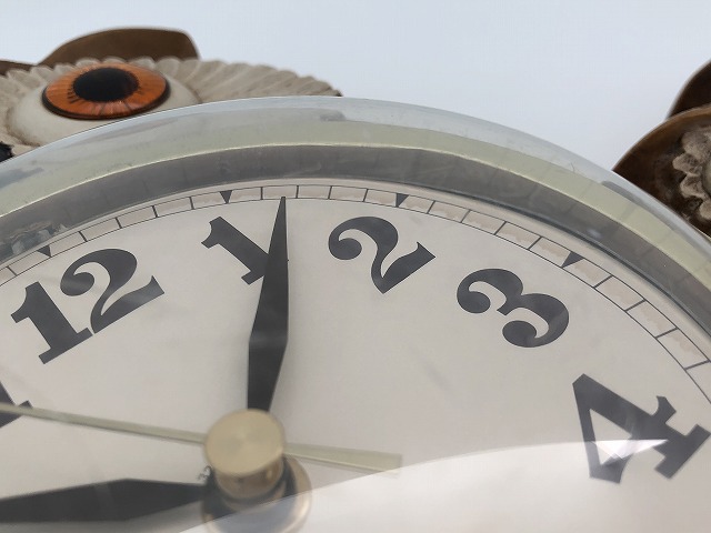 ふくろう フクロウ OWL 親子 ウォールクロック 壁掛け時計