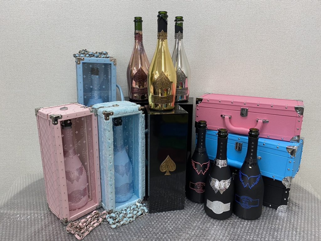 シャンパン 空瓶 セット まとめ売り アルマンド D'ROCK エンジェル 箱