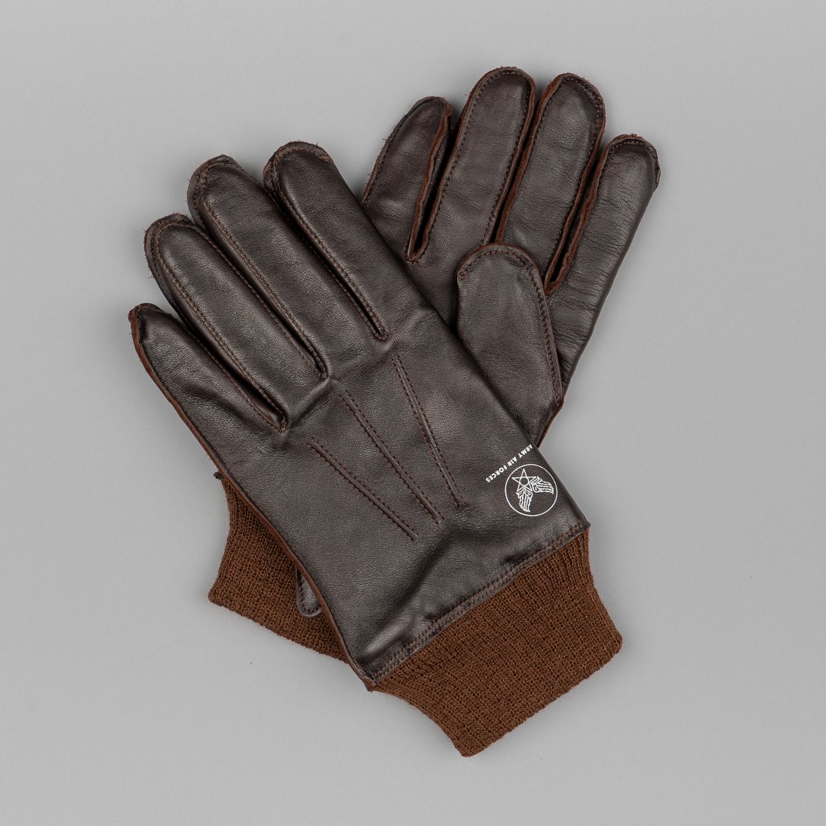 The Real McCoy's Type A-10 “Flying Winter” Glove - Seal Brown