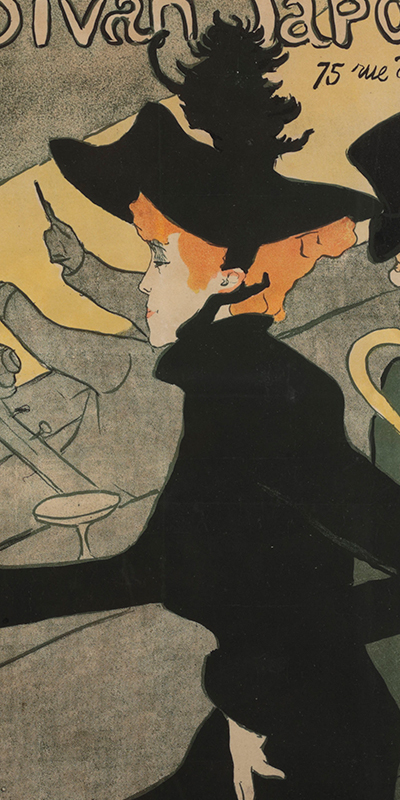 復刻版】ロートレック「ディヴァン・ジャポネ」リトグラフ 限定225部