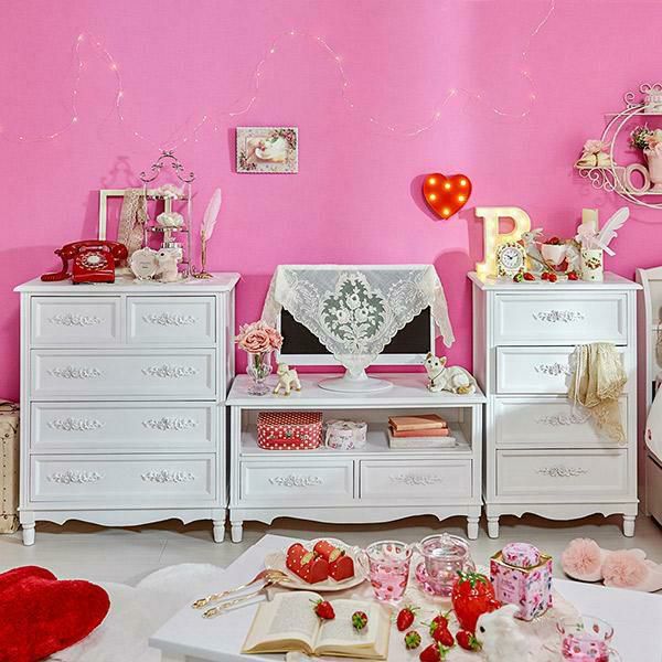 直送】テレビ台小/RoseRelief(ローズレリーフ)｜かわいいお姫様