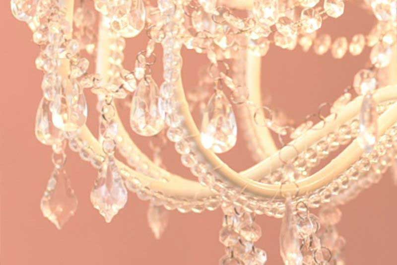 シャンデリア 透明ビーズ 12灯 取扱説明書、おまけ付き シャンデリア