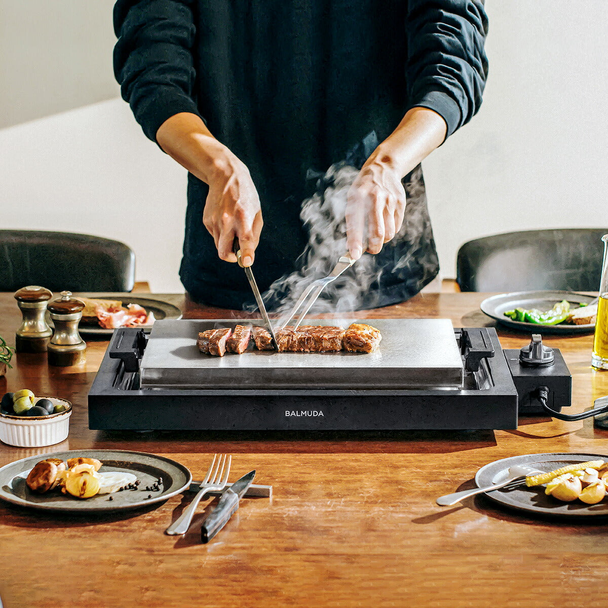 BALMUDA The Plate Pro ブラック 未開封 箱キズあり BALMUDA The Plate