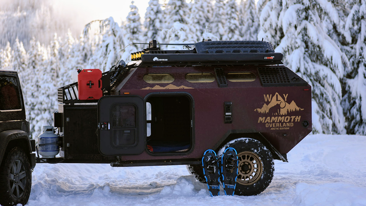 The Mammoth Overland WLY Mammoth Goes Off-the-Grid Even In the Winter