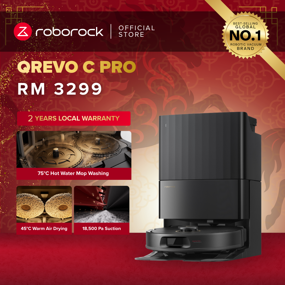 Pre Order ] Roborock Qrevo C Pro - Hello - Roborock Malaysia