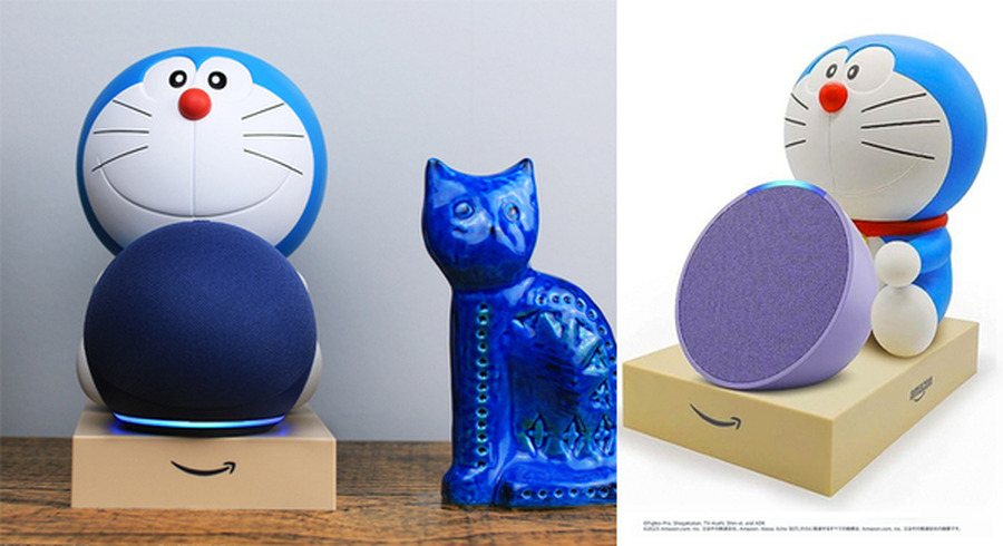 Amazon、ドラえもんがEchoデバイスを抱える可愛いスタンド発売 Alexa