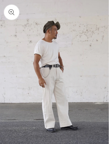 The GROOVIN HIGH Vintage 1941 M41 Work Pants/ MILK WHITE - ROCK-A