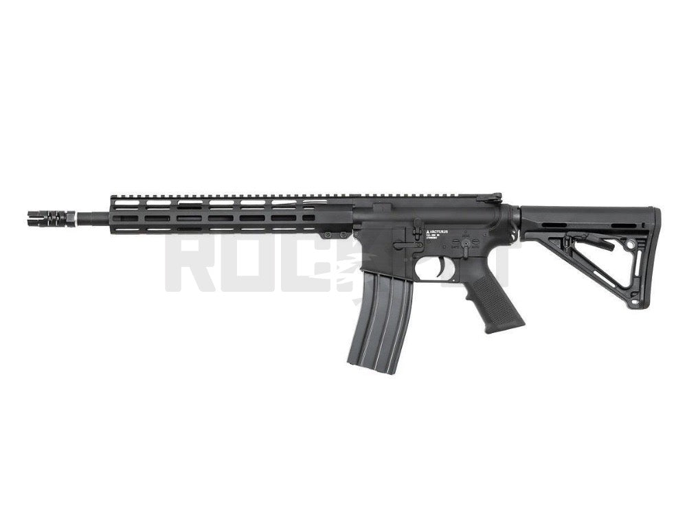 AR-15電動ガン BATON バッテリー ドットサイト マガジン4つ付き！ AR