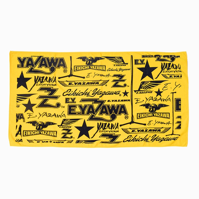 スペシャルビーチタオル(LOGOSパターン)/イエロー・ブラック｜DIAMOND