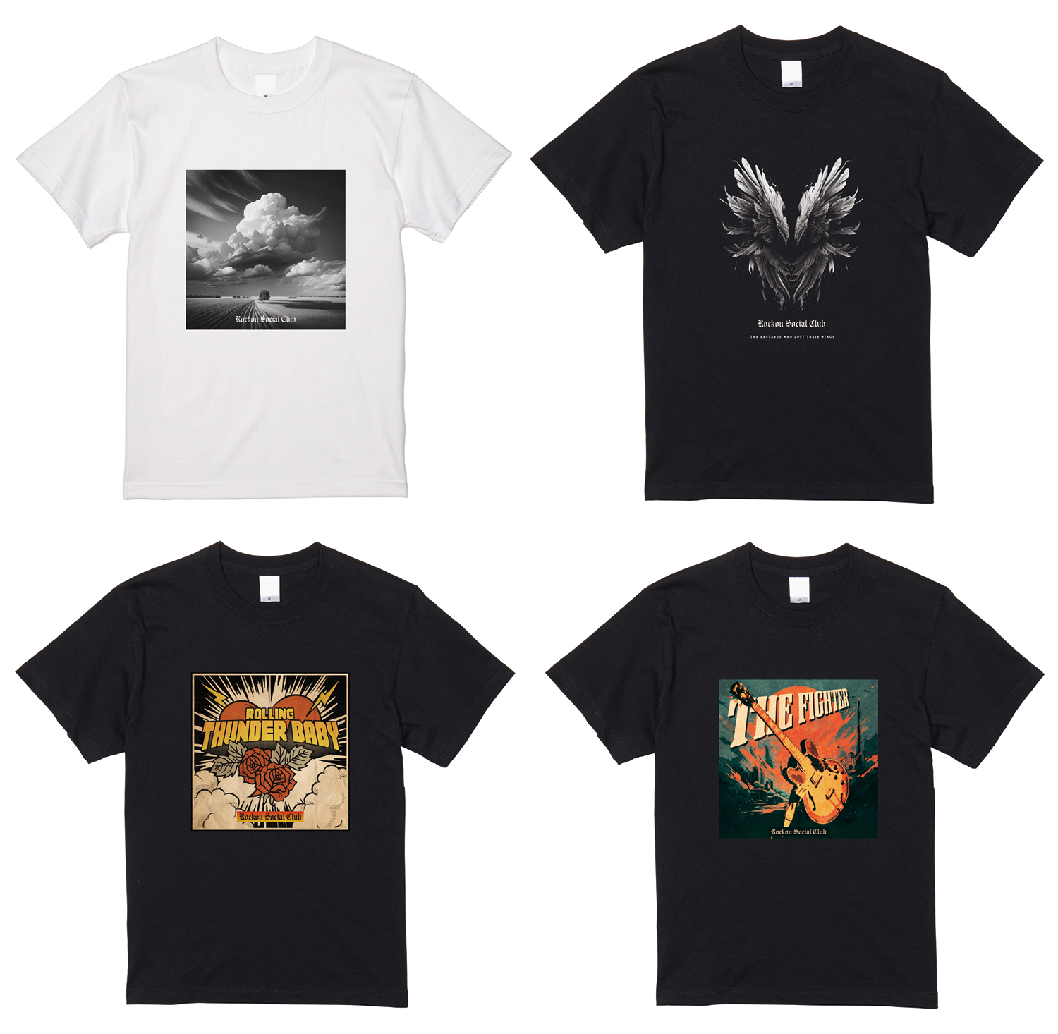 男闘呼組 サイン入りキャップとRockon Social Club Tシャツ Rockon