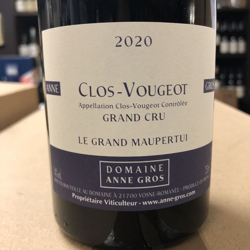 アンヌ・グロ / クロ・ヴージョ レ・グラン・モーペルテュイ 2020