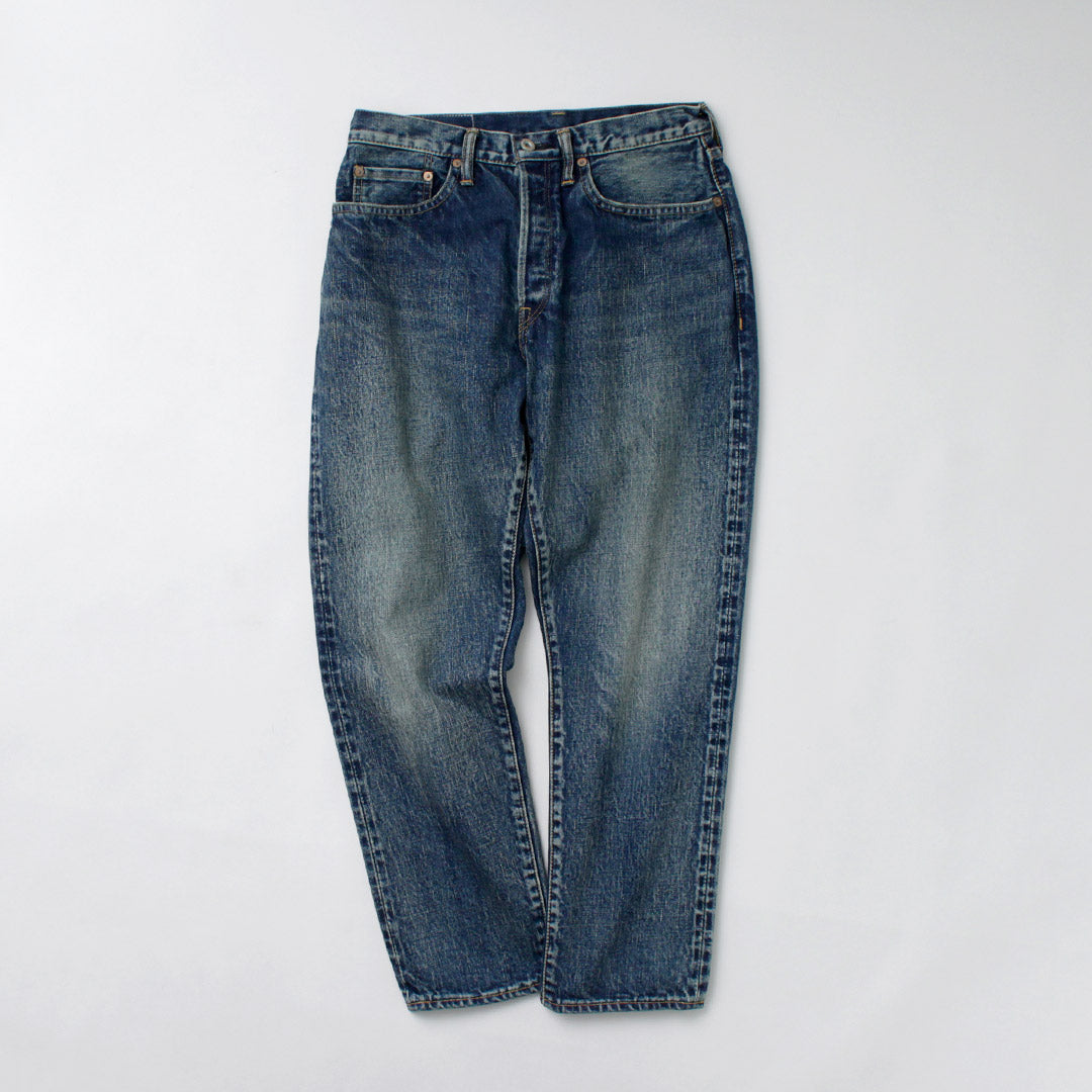 SANCA（サンカ） 15.5オンス デニムテーパード ユーズド 5Pパンツ