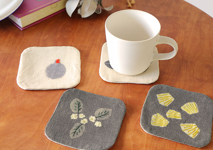 tomotake トモタケ泥染め刺繍 猫 木製 フレーム tomotake-c-kuroneko1.jpg