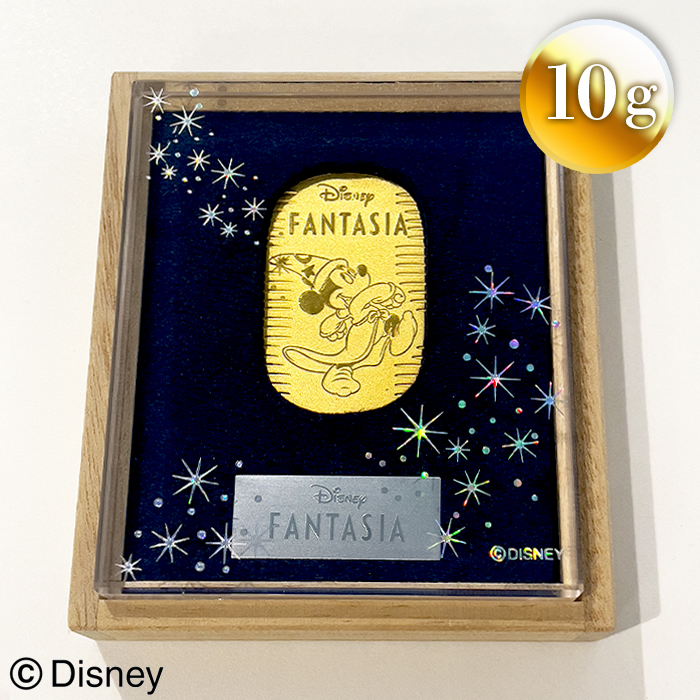 ディズニー 『ファンタジア』 ミッキー純金小判 10g | 999-111587
