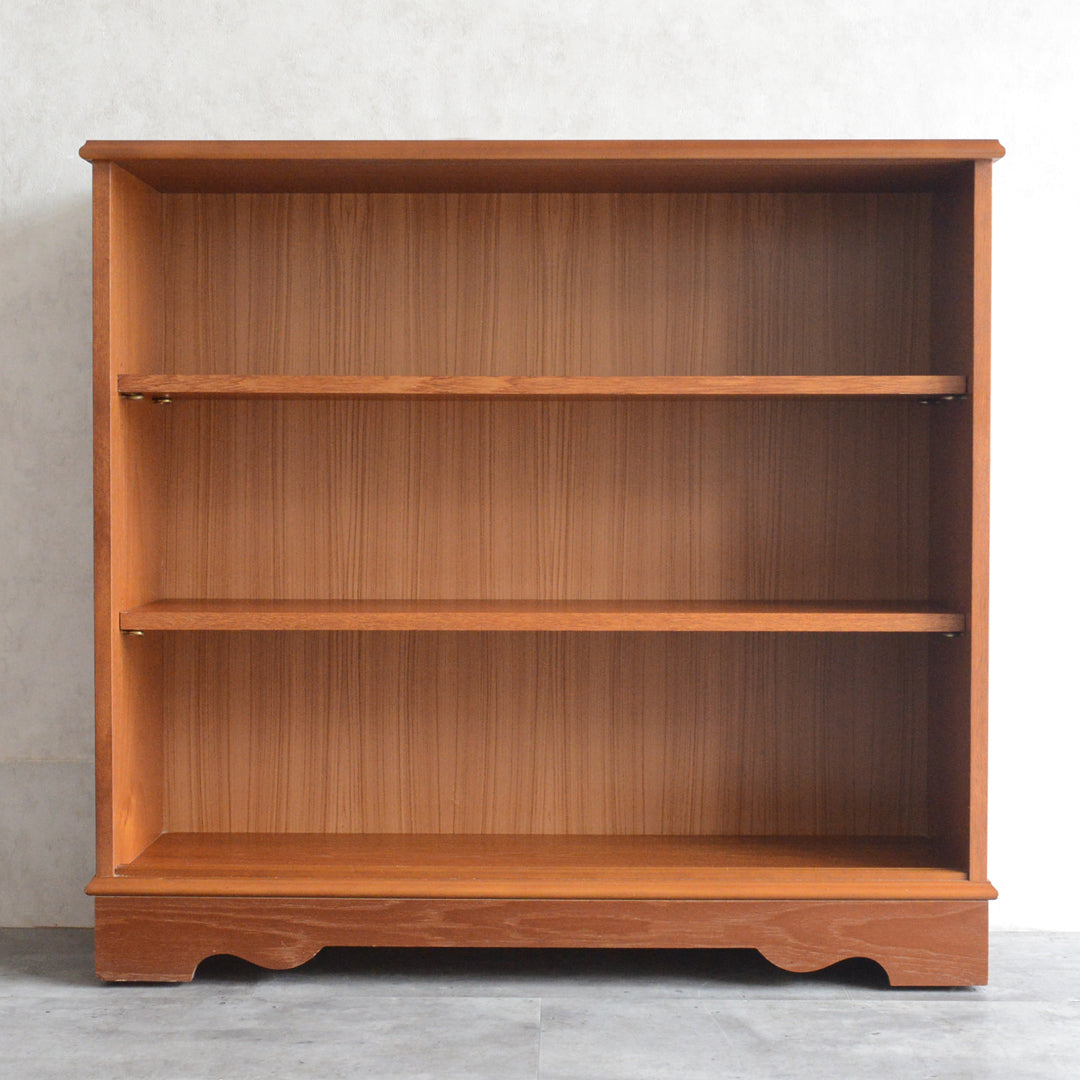 ミッドセンチュリーヴィンテージ チーク ガラスキャビネット 75