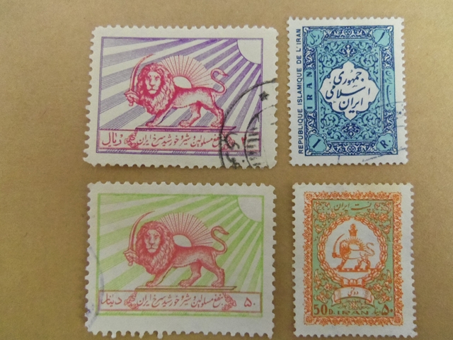 ニュージーランド使用済切手 オレンジ 1860年代レア切手