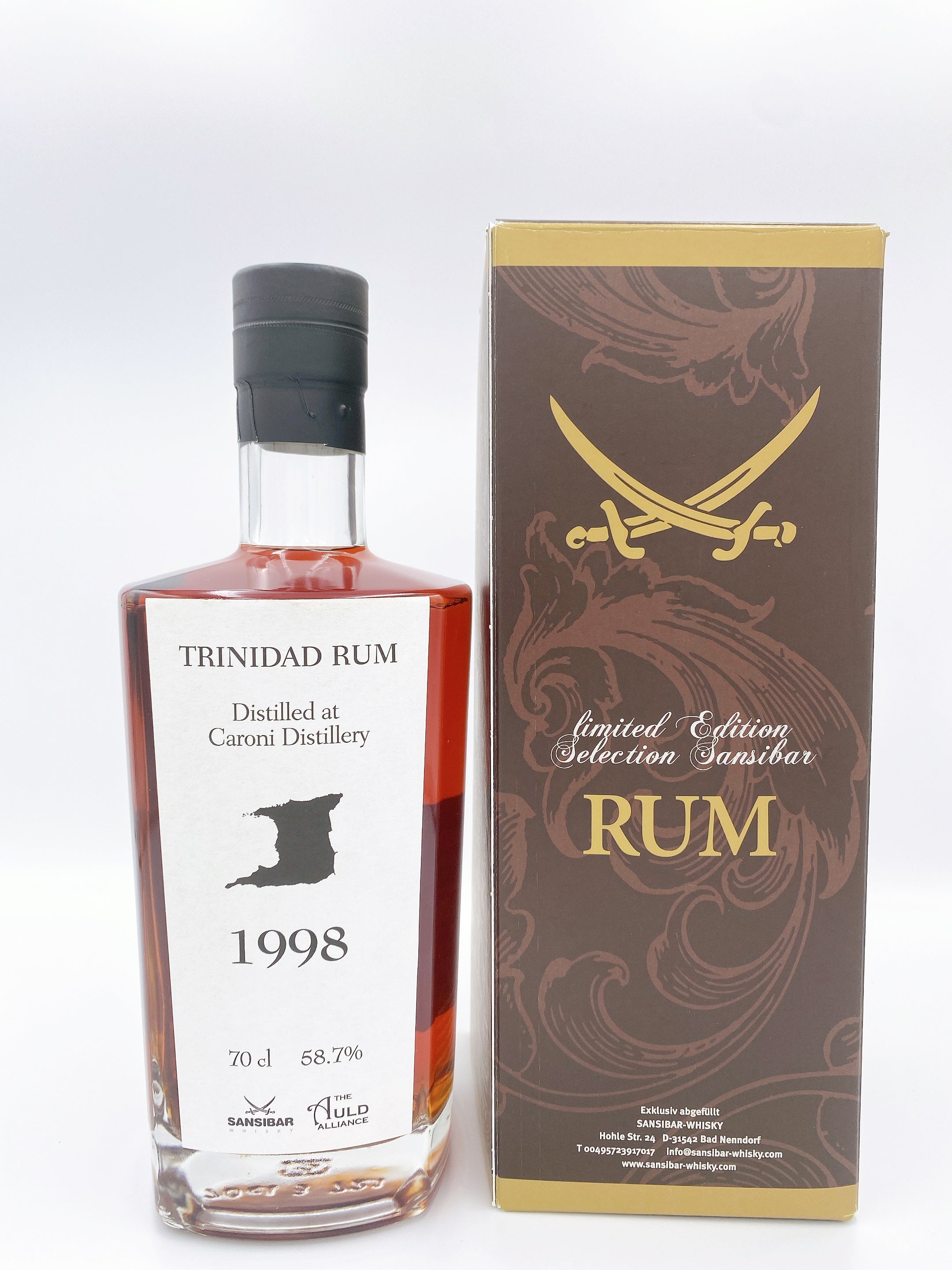オールドアライアンス トリニダード カロニ ラム 1998-2023 24年 58.7