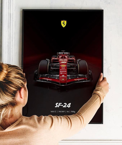 Vodafone Ferrari Racing 広告ポスター大判非売品3枚セット Vodafone