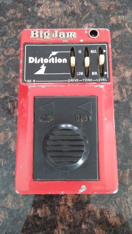 Multivox Big Jam Distortion SE-8 80's Red | Reverb