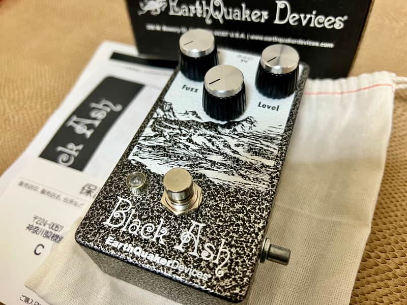 EarthQuaker Devices Black Ash Endangered Fuzz | Reverb