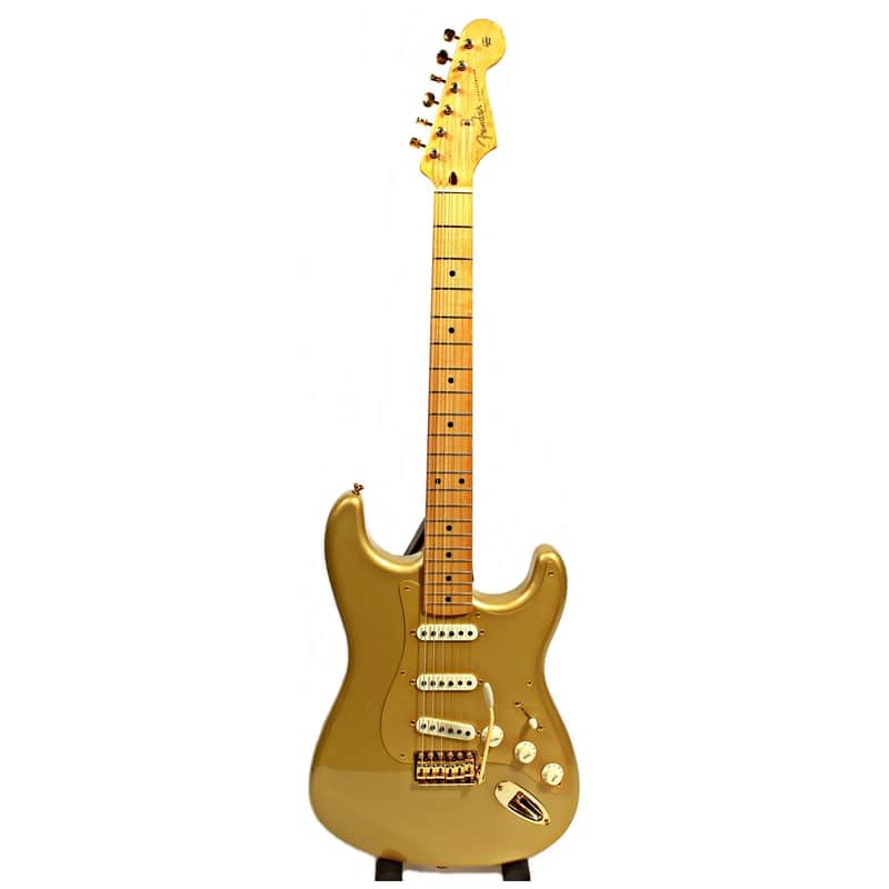 Fender 50th Anniversary Stratocaster Aztec Gold 2004 | Reverb