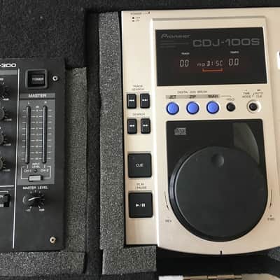 Pioneer CDJ-100s with DJM-300 mixer and travel case | Reverb