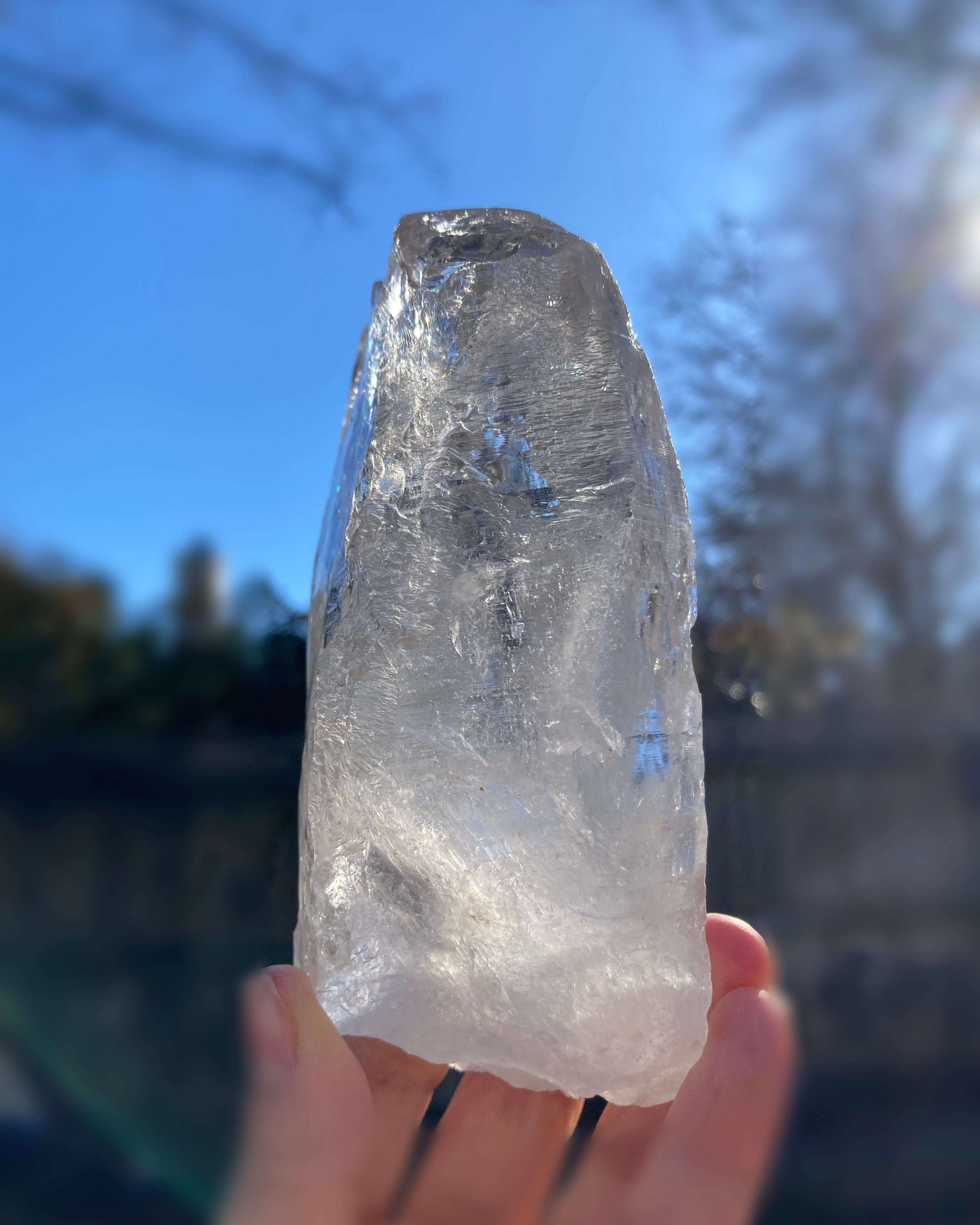 SALE】（希少）『 ロシア産 レムリアン クォーツ (虹入り) 』1 Russian