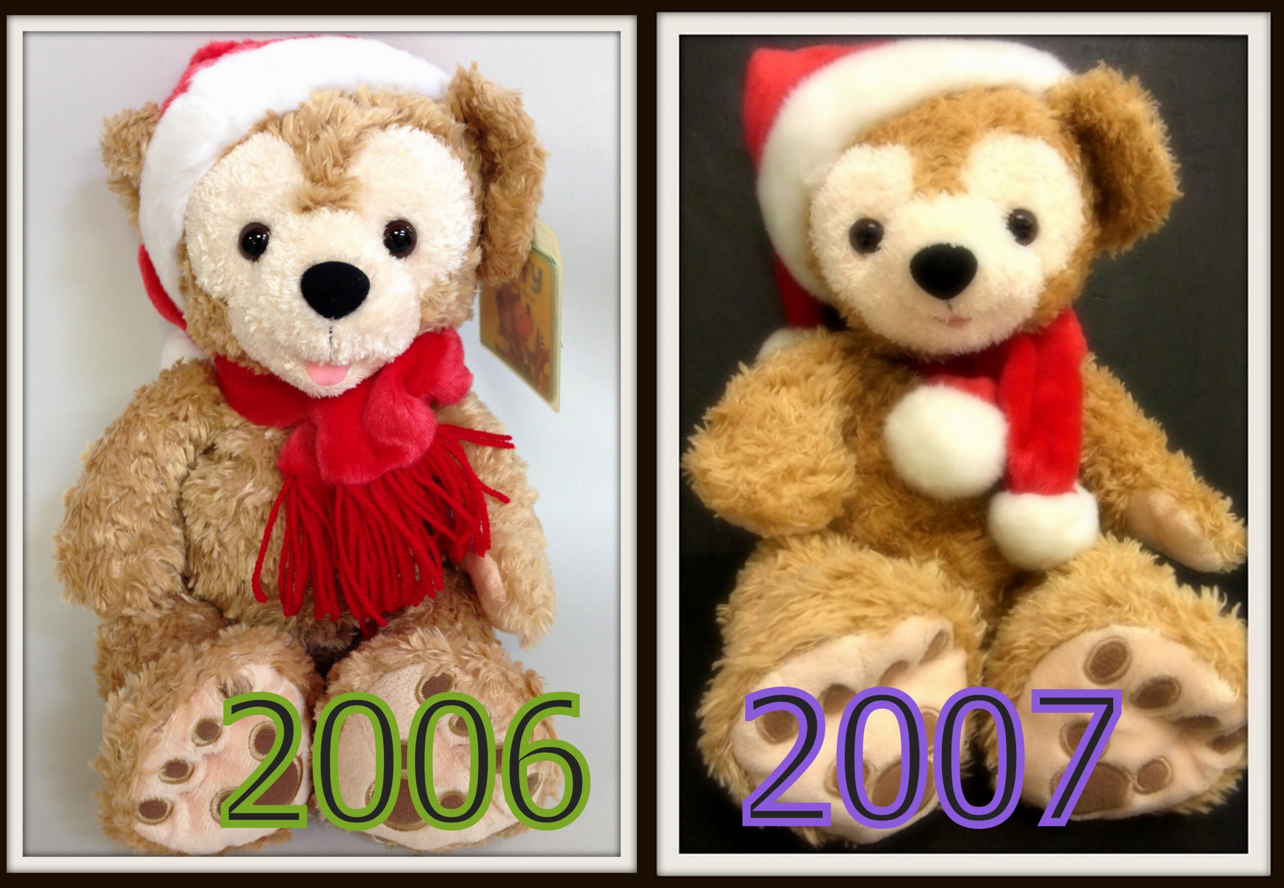 初期ダッフィー クリスマスモデル 初期ダッフィー クリスマスモデル