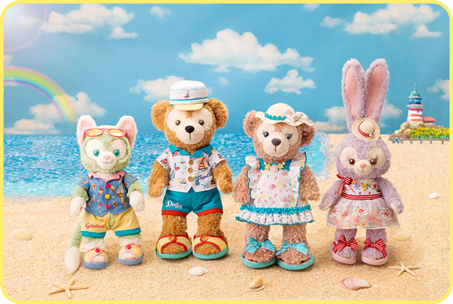 ♡ダッフィー＆フレンズ♡ぬいぐるみバッヂ♡サニーファン♡2019年♡2019年