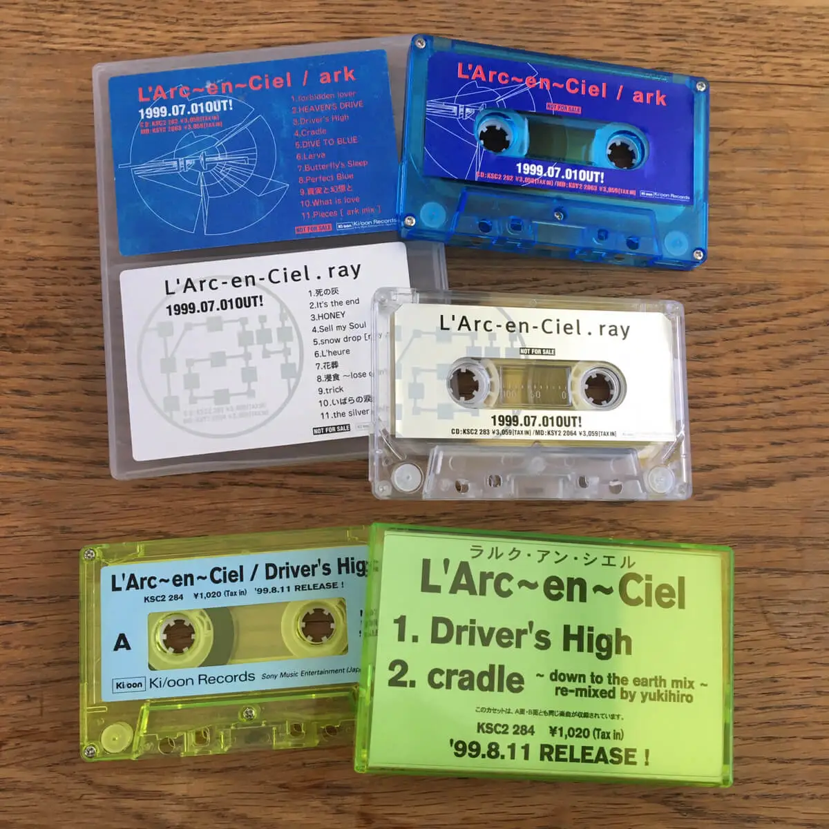 ぱぱ 91年結成時 ブッキング用デモテープ ラルク L'Arc サンプル ぱぱ