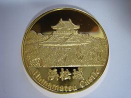 茶平工業 浜松城 ゴールド 記念メダル 浜松城☆記念メダル☆茶平 記念