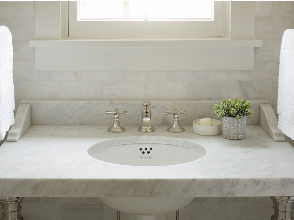 Bellis Traditional Widespread Sink Faucet, Cross Handles | P24600