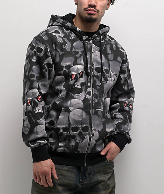 ミュージシャン The BONEZ Skull Cross Hoodie XXL Tour Goods情報