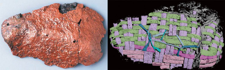 縄文人が漆器の編みかごを修理、X線CTスキャンで痕跡を発見 金沢大など