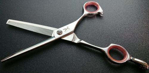富士山シザー 日本製 トリミング セニングシザー プロ用 18目 ペット用