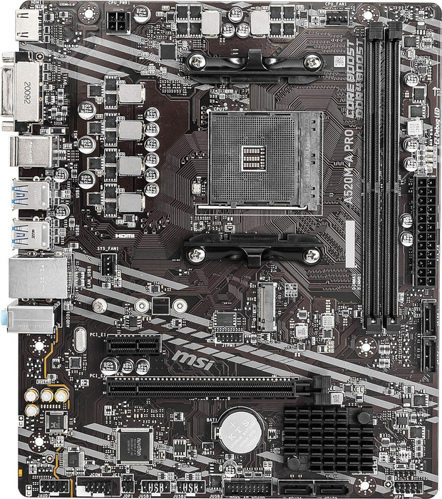 MSI AMD Ryzen AM4 MicroATX Motherboard - A520M-A PRO — Screen Moove