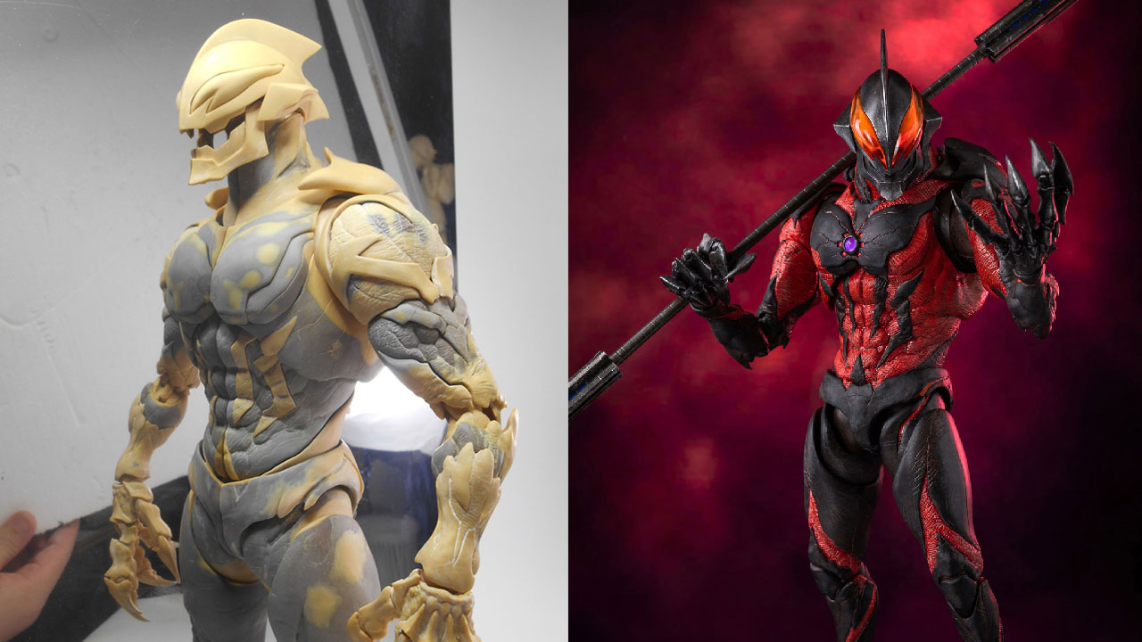 闇堕ちの戦士『threezeroX大山竜 ウルトラマンベリアル』デザイン