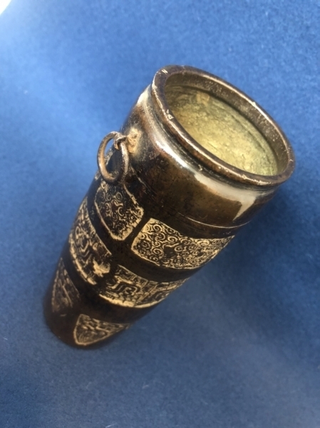 古銅・唐金／片耳花瓶・一輪挿・時代箱|サムライオークション