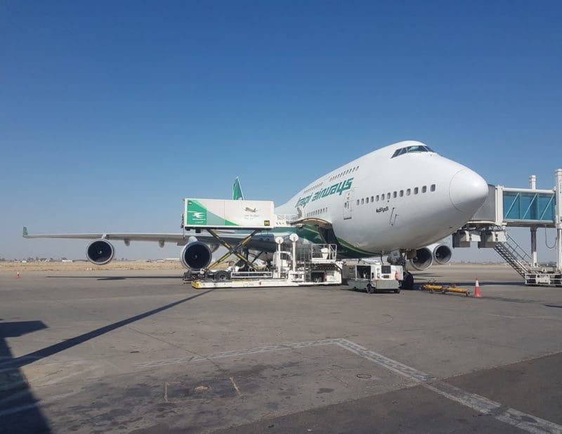 イラク航空 Iraqi Airways Boeing 747-400モデルプレー Iraqi Airways