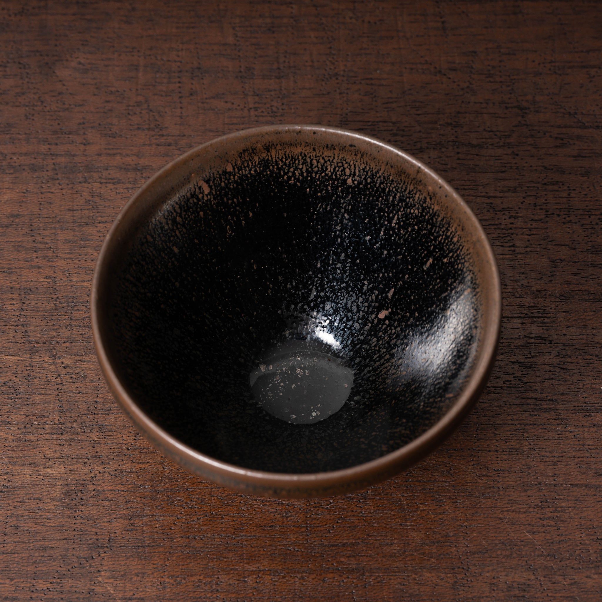 中国 宋代 建窯 黒釉 油滴天目碗 C R3975 南宋 建窯油滴天目茶碗 – 燦