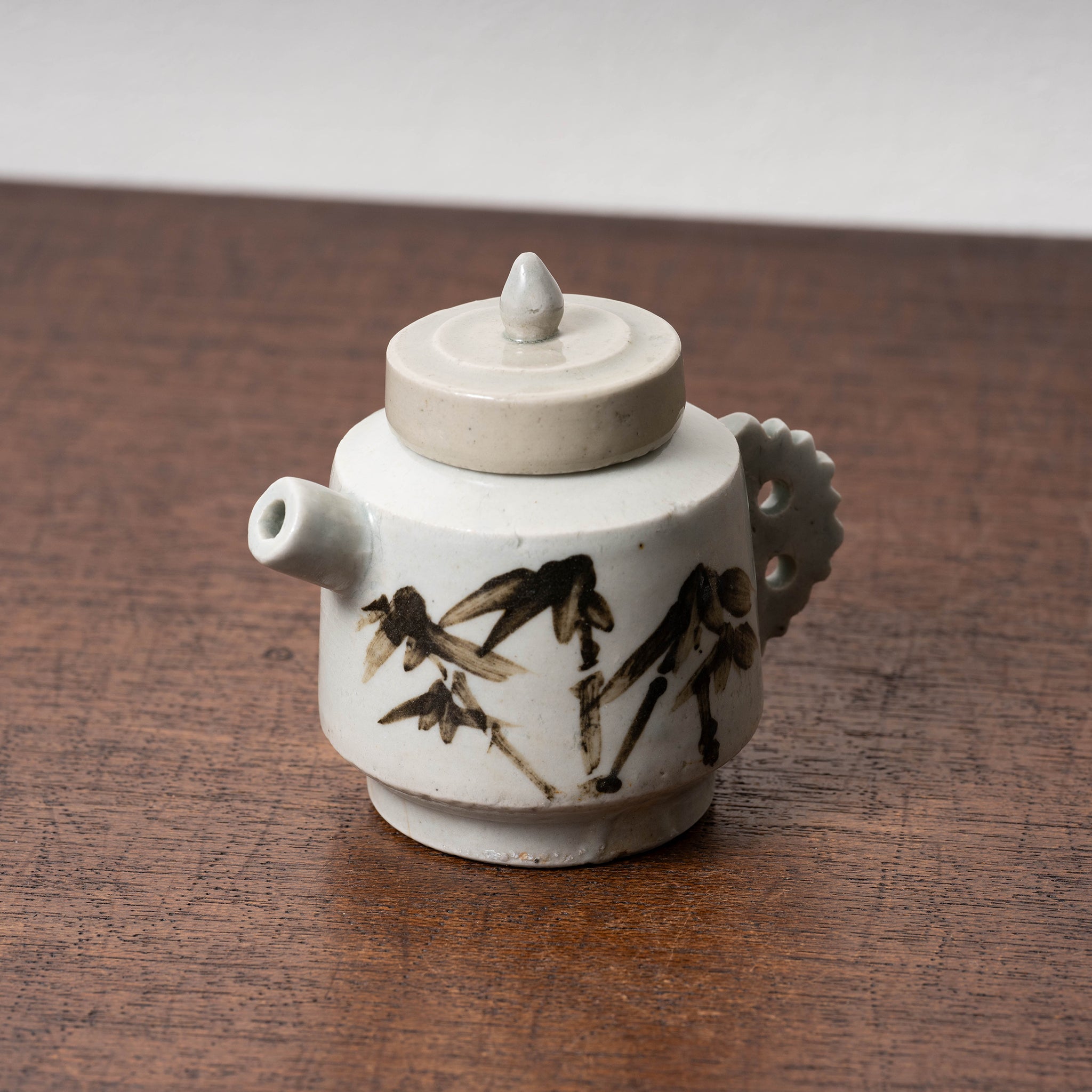 旧家蔵出 元青花瓷 （1271年～1368年）染め焼き 置物 本物保証 旧家蔵出 元