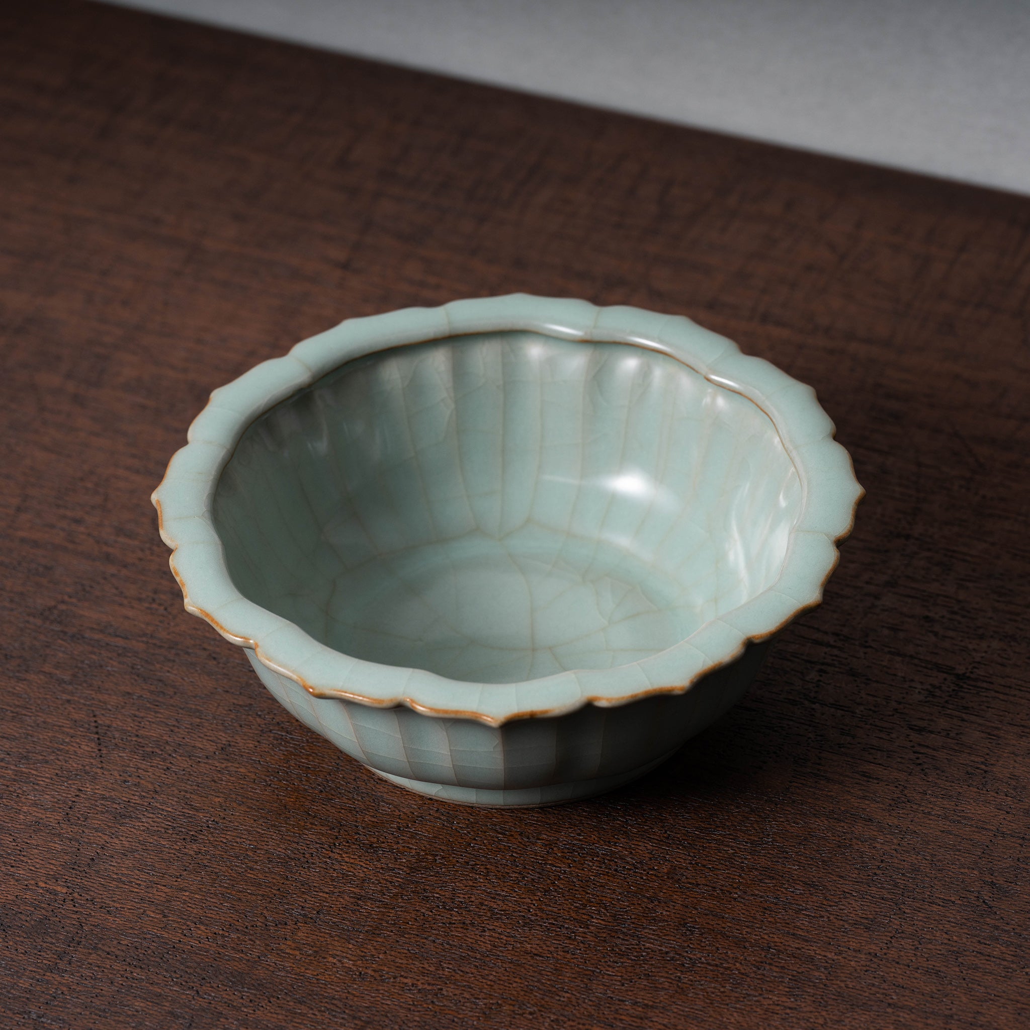 中国 宋代 哥窯 筆洗 時代物 共箱 古陶磁 コレクション 中国 宋代 哥窯