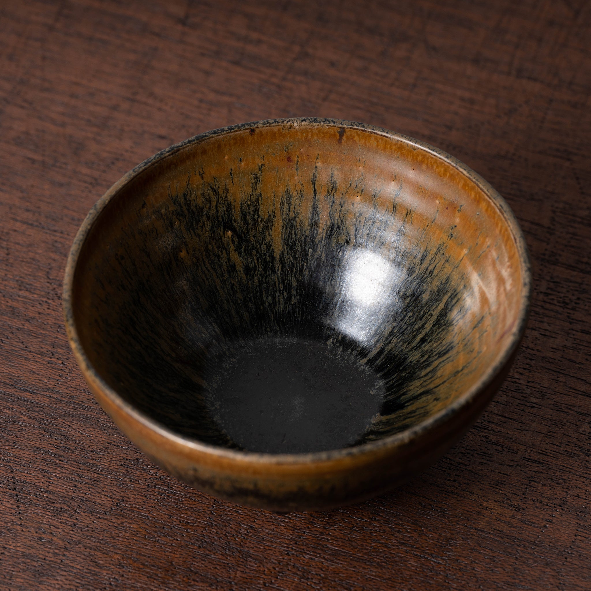 宋建窯 禾目天目茶碗 建窯兎蠔