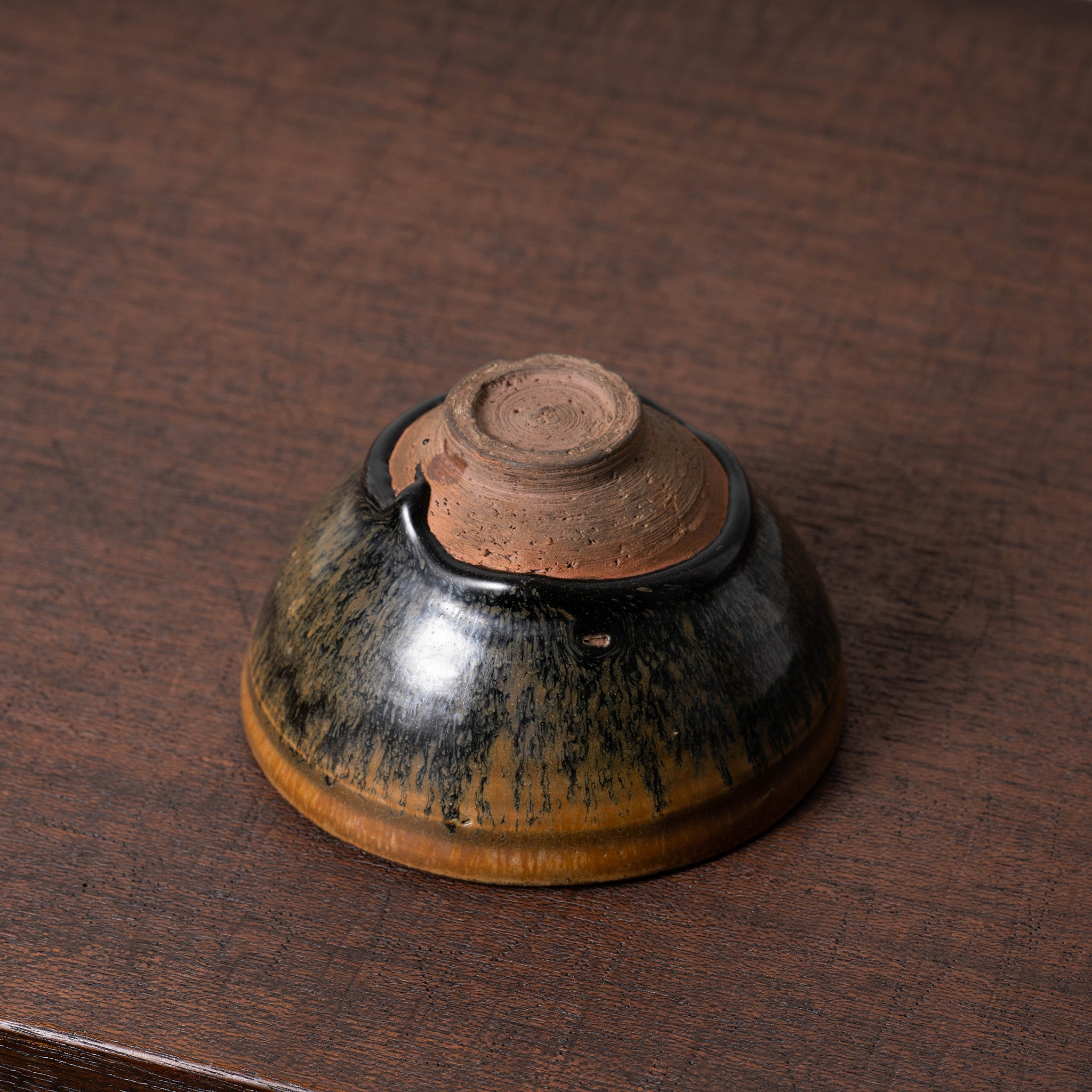 中国 南宋 建窯 兎毫盞 禾目天目茶碗 M R7566 【公式通販】