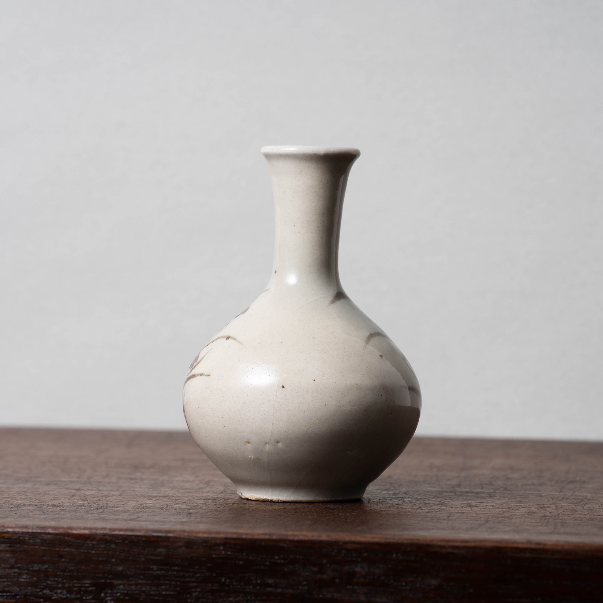 個人蒐集家所蔵 李王朝 李朝 白磁透彫花瓶 壷 花瓶□李