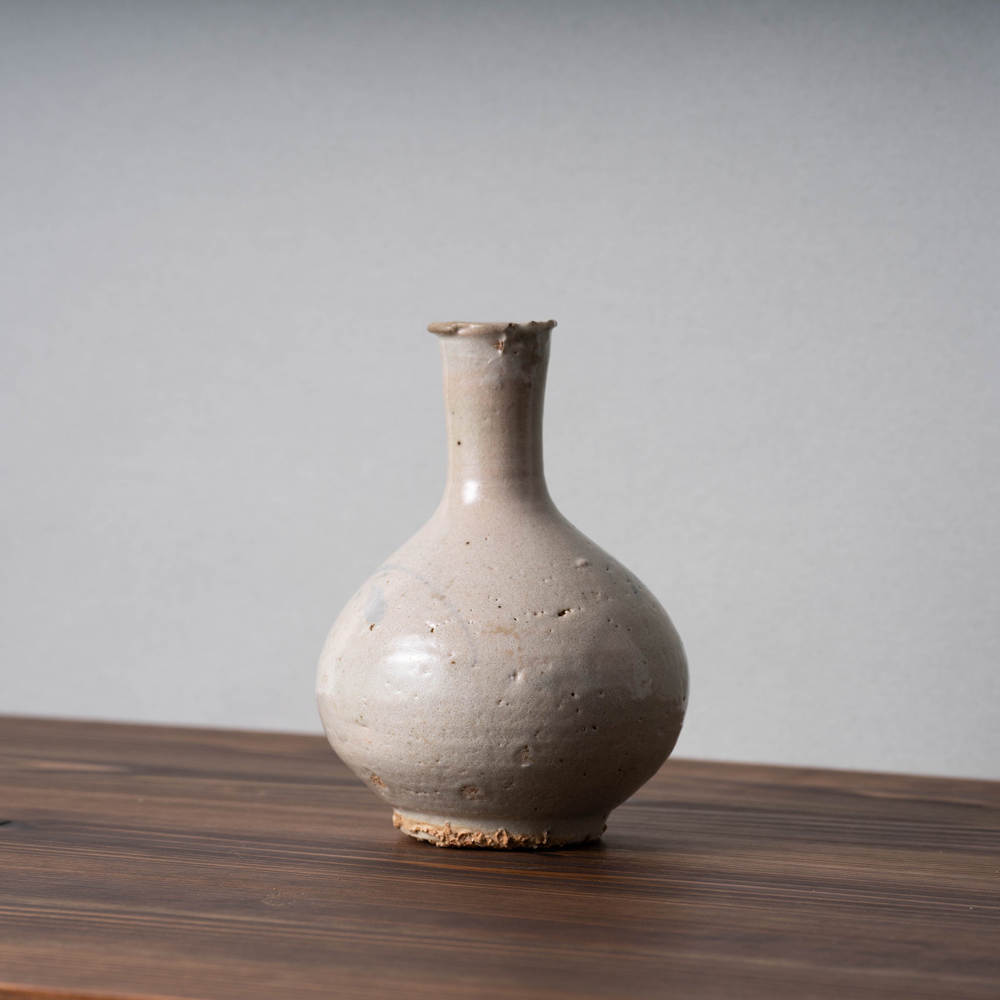 SA-440 李朝 鉄絵草文水滴 白磁水滴 書道具 古書道 朝鮮