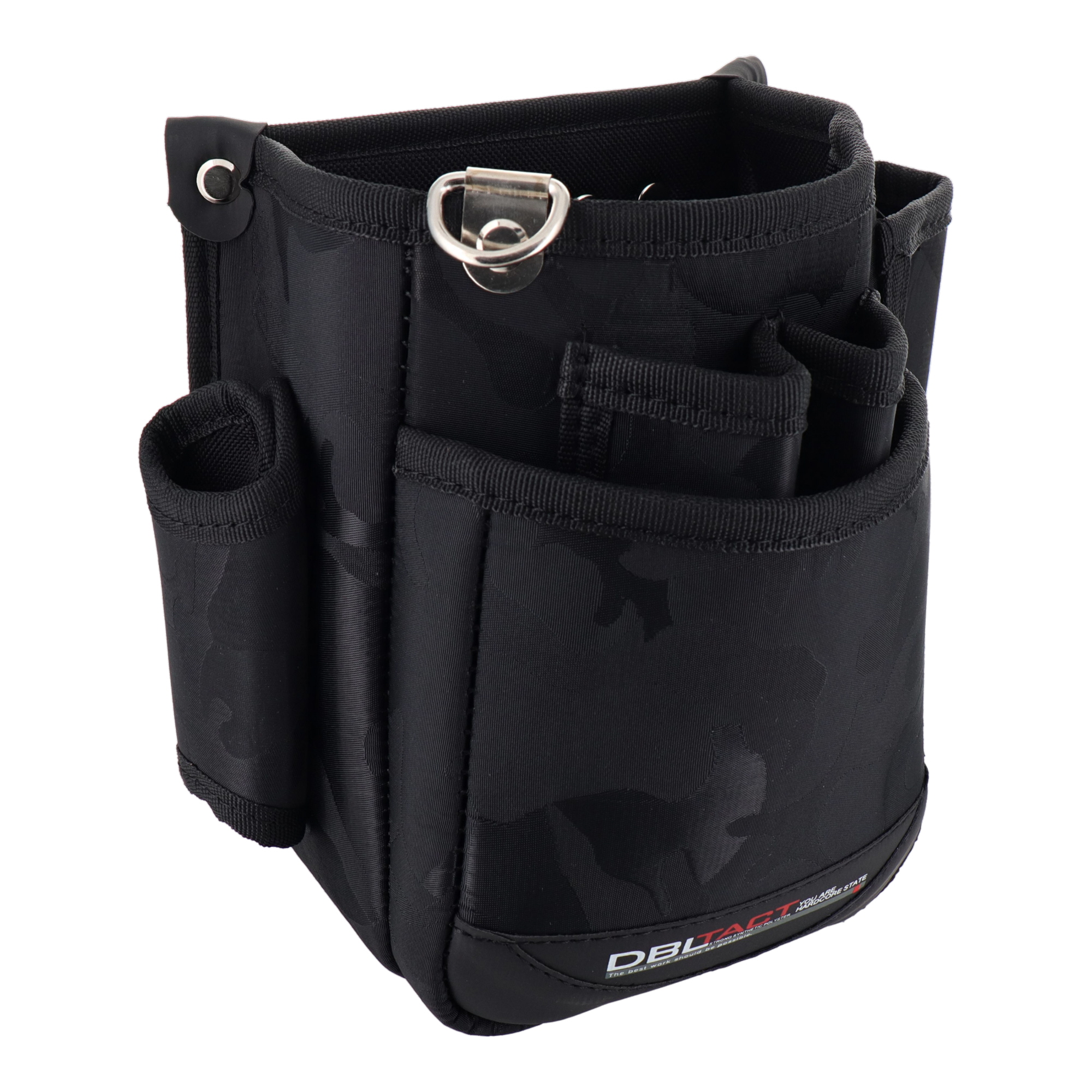 DT-26-BC 作業ベルト・収納袋 腰袋 腰袋 2段 水平器入れ付 ブラック