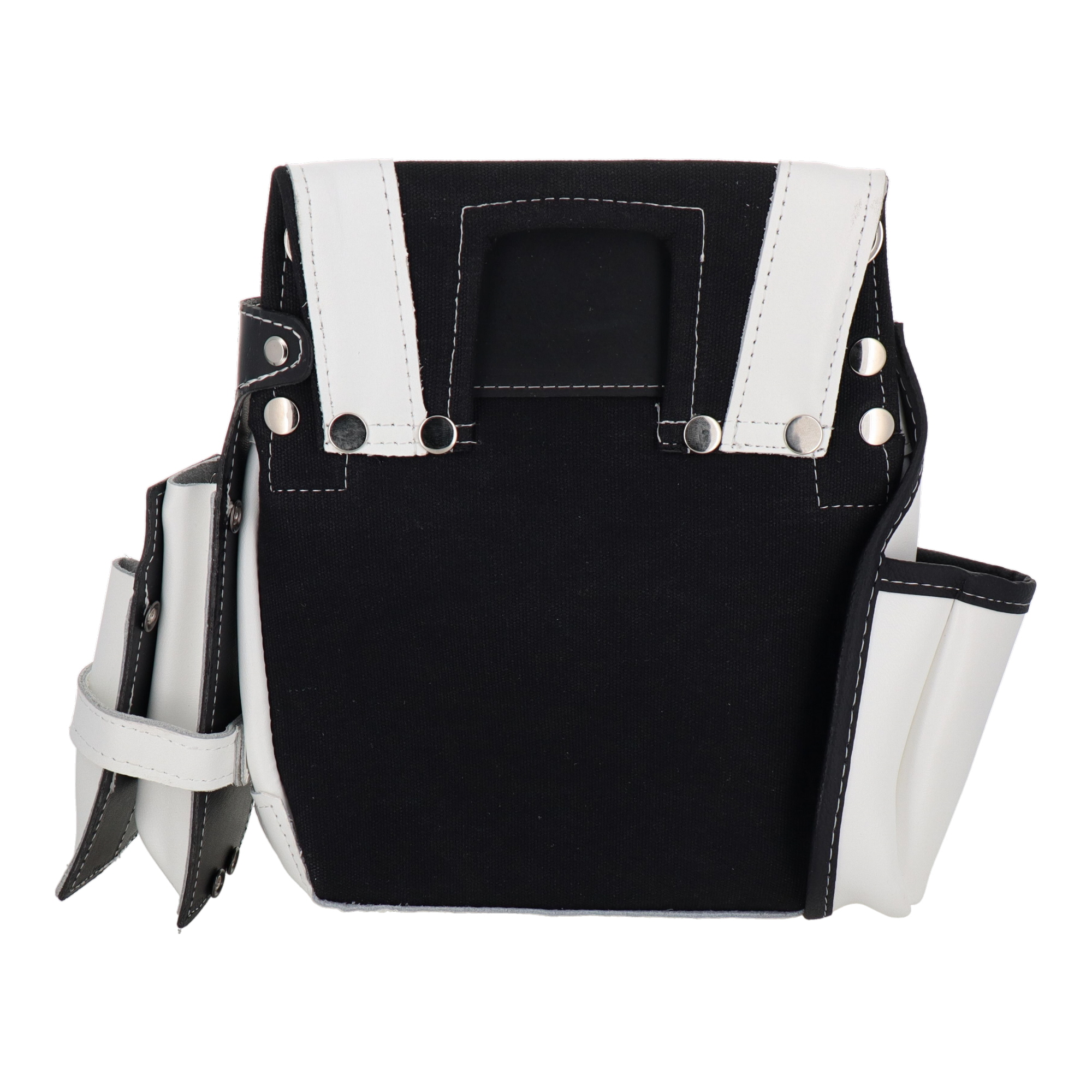 DTL-99-WH 作業ベルト・収納袋 釘袋 本革卓越 釘袋2段 サイドケース付